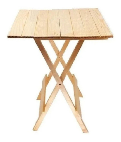 Mesa Plegable De Madera