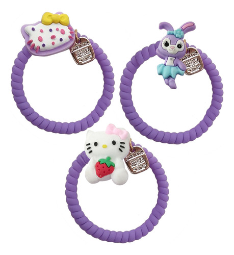 10 Pulseras Amistad Hello Kitty Kuromi Kawaii Elasticas