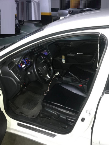 Imagem 5 de 10 de Honda City Lx 1.5 Flex 4p Cvt U.dono Taxi Gnv C/ 49mkm 17/17