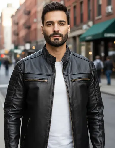 Jaqueta De Couro Masculina - Couro Legítimo