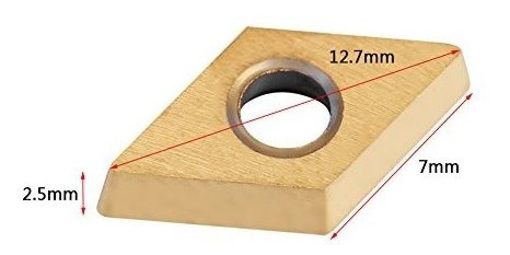 10 Piezas De Corte De Inserto De Carburo Cnc Con Forma De Di