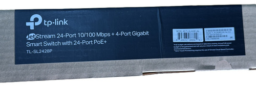 Switch Tp-link Fast Ethernet Jetstream Tl-sl2428p 24-port