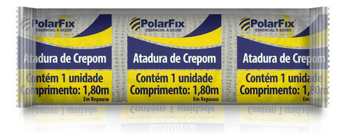 Atadura De Crepe 15cm X 1,80m Pacote Com 12 Unidades