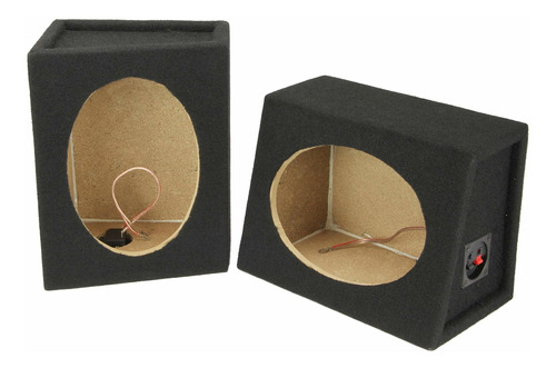 Se6900 6x9 Car Speaker Enclosure Pair With Mdf