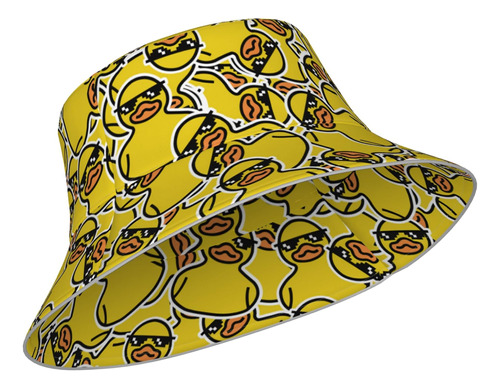 Pato Amarillo Con Gafas Sol Sombreros Reversibles Hombres Y