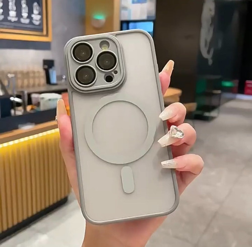 Frosted Matte Funda Magnetizada Para iPhone