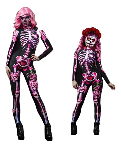 Trajes De Halloween Horror Esqueletos Adultos Y Niños