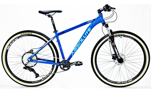 Bicicleta Aro 29 Absolute Nero 12v Susp C/ Trava Freios Hidr Cor Azul Tamanho do quadro 17