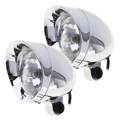 Par De Refletores De Luz Neblina Pequenos Para Motocicletas