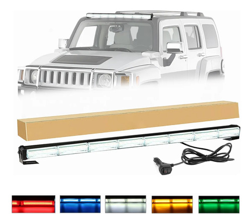 Barra Torreta Estrobo Code Leds Cob 47 Plug 80 W Police