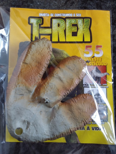 T-rex Fasciculo 55 - Novo Lacrado Com A Peça - Rba