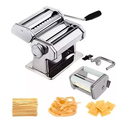 Máquina Para Pasta Ravioles Y Tallarines Manual Acero Inox