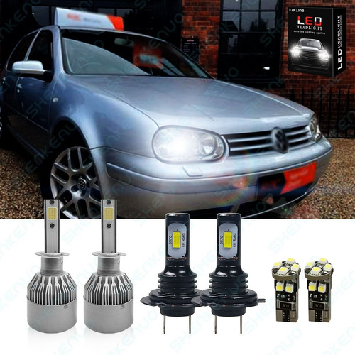 Bombillas Led Para Faros Delanteros 501 6x Para Vw Golf Mk4