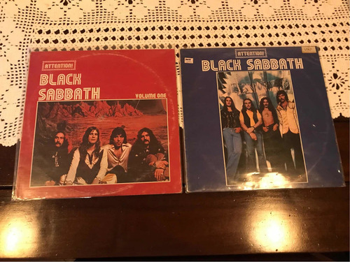 Lps Black Sabbath Attention Ed Inglesa 70s Vol 1 E 2 (leia)