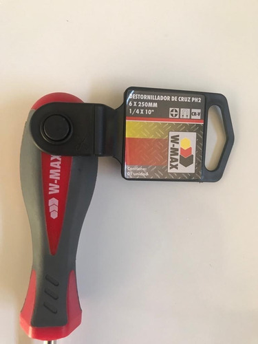 Imagen 2 de 2 de Desatornillador Cruz Ph2 6x250mm (1/4x10 ) W-max