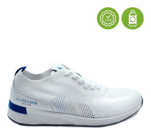 Tenis Sustentables U.s. Polo Assn. Us-ss21-280 Color Blanco