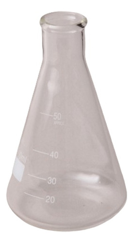 Erlenmeyer 50 Ml Vidrio Borosilicato 3.3