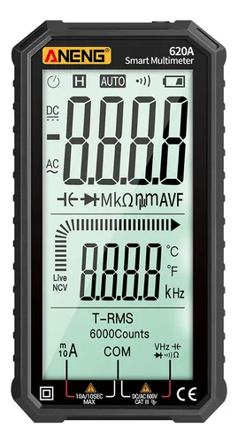 comprar H Aneng - Multímetro Digital Ac\u002Fdc Con Pantalla Lcd De 4,7