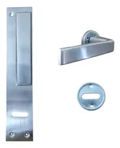 Comprar Manijon Manija Biselado Aluminio Completo Puerta Inox 