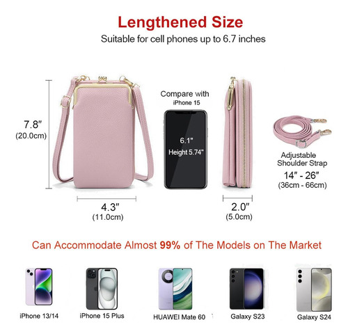 Bolso Pequeño Tipo Bandolera Para Teléfono Móvil Para Mujer