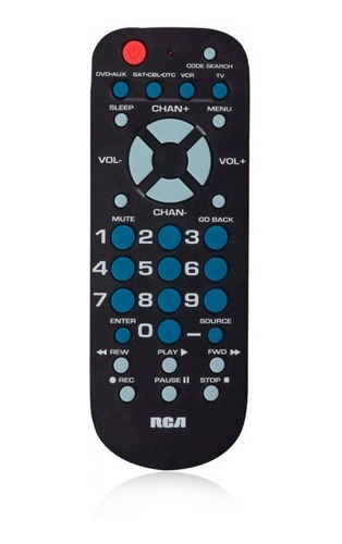 Control Remoto Universal Negro Rca Rcr504be