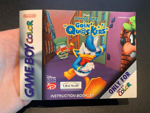Disney's Donald Duck: Goin' Quackers Game Boy Color (Usado)