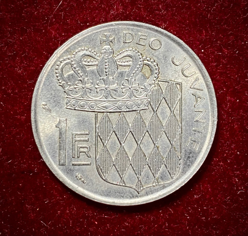 Moneda 1 Franco Principado De Mónaco 1960 Km 140 Raniero 3 (Usado)