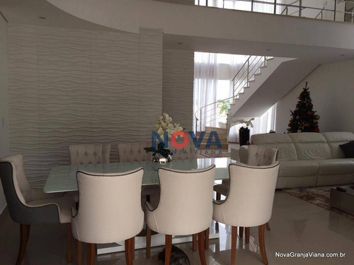 Imagem 5 de 30 de Casa Com 4 Dormitórios À Venda, 340 M² Por R$ 1.950.000,00 - Beverly Hills - Jandira/sp - Ca1789