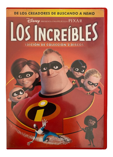 Dvd Los Increibles Disney Pixar Edicion Coleccion 2 Discos (Usado)