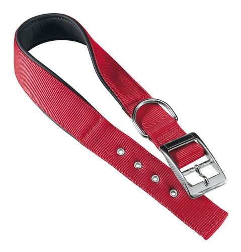 Collar para perro Daytona C40/69 de nylon, color rojo, collar Daytona C, talla 40/69