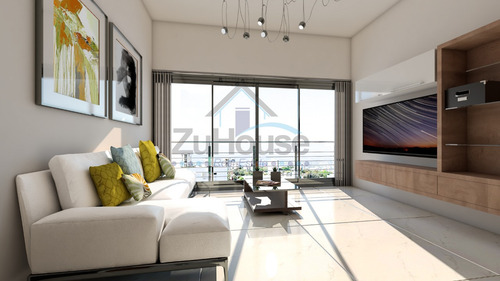Apartamento De 1 Hab En Torre En Planos En Santiago Za17 A