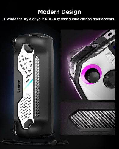 Funda Protectora Spigen Rugged Armor Para Asus Rog Ally (202