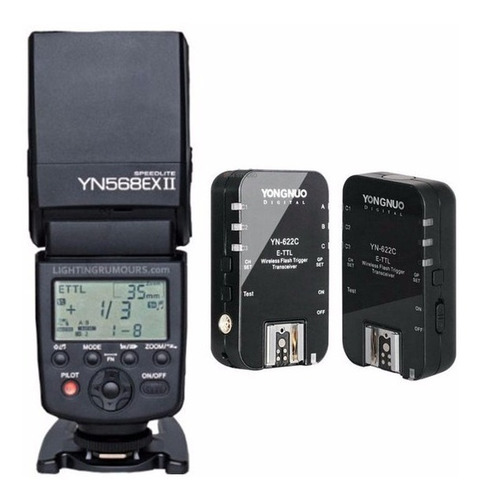 Flash Yongnuo Yn-568exii Yn 568ex Par Radios 622n Ii 622c Ii