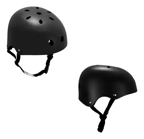 Capacete Bmx Patins Bike Skate Patinete Eletrico Coquinho Ranking F71 -  Preto