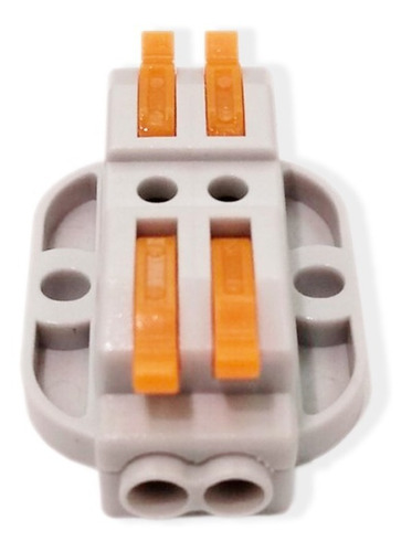 Pack 20 Conector Eléctrico Rápido Wago 2 Entradas 2 Salidas