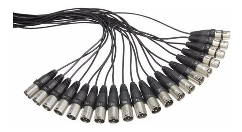 Pachera 20 Canales Adam Hall K20c30 Manguera Sonido 30 Mts