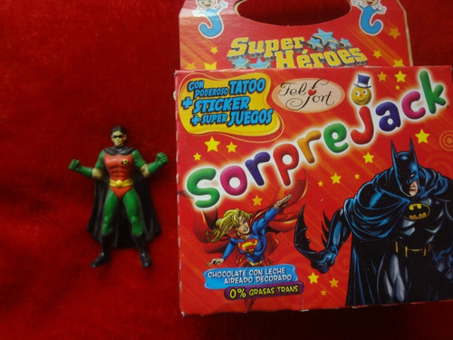 Robin Coleccion Jack Superheroes Grande Con Caja Dc