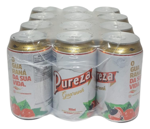 Refrigerante Pureza Guaraná Lata 350 Ml (fardo C/ 12 Unid)