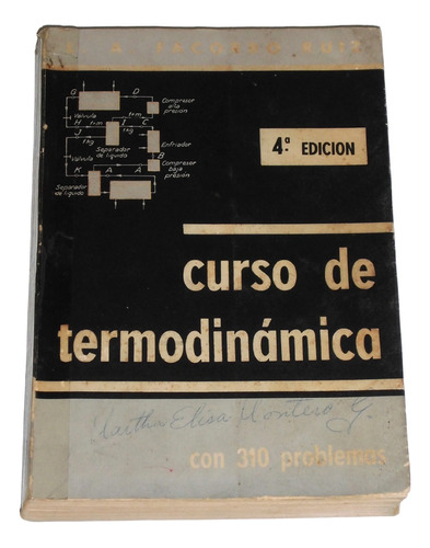 Curso De Termodinamica Con 310 Problemas / L. A Facorro Ruiz