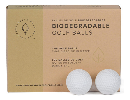 Pelotas Bolas De Golf Biodegradables X12 Unidades Blanco