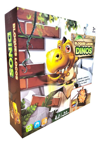  Juego De Mesa Estrategia Bloques Locos Dinos ELG 53941