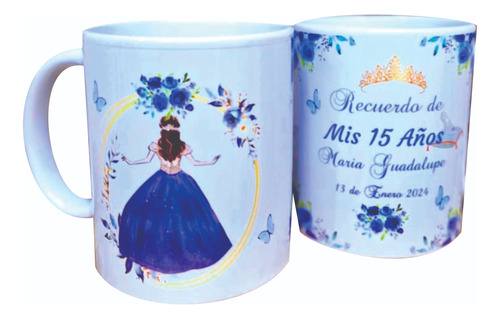 30 Taza Personalizada Para Fiesta. Xv Años, Boda, Bautizo