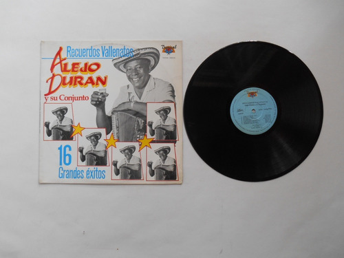 Lp Vinilo Alejandro Duran Recuerdos Vallenatos 16 Exitos1990