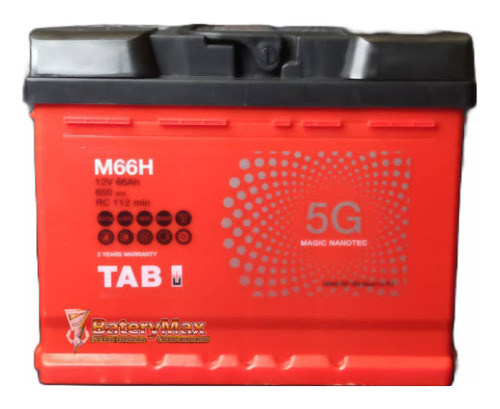 Bateria Tab Carro 5g 47-1050  980 Amp