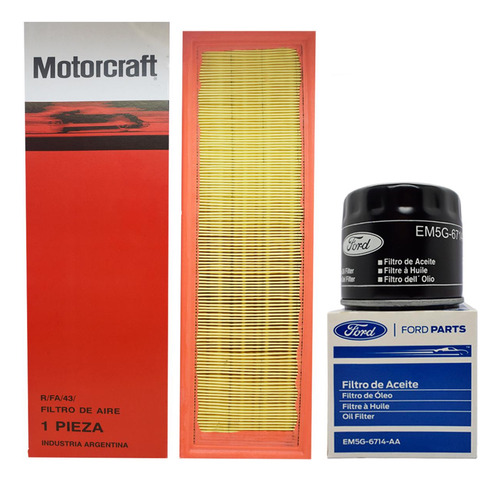 Kit Filtros De Aceite + Aire - Ford Ka Rocam 1.0 1.6 08/13