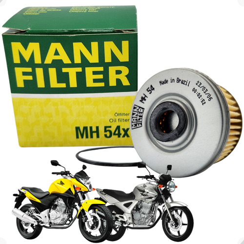 Filtro De Óleo Mann Cbx 250 Tornado, Nx Falcon-mh54x