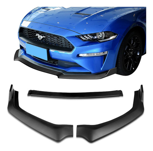 Borde Parachoque Delantero Para Ford Mustang Aleron Labio Gt