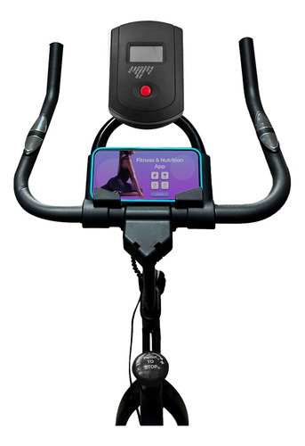 Mini Bicicleta Ergométrica Liftness Sp100az Preto/azul