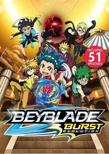 Beyblade Burst Evolution Temporada 2 Dos Boxset Dvd