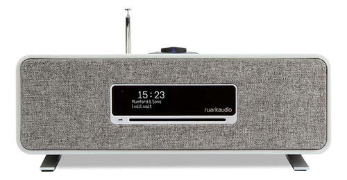 Ruarkaudio R3s, Sistema De Audio Wifi, Bluetooth Y Cd Silver Color Gris